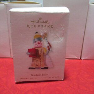 Hallmark Christmas Ornament Teachers Rule